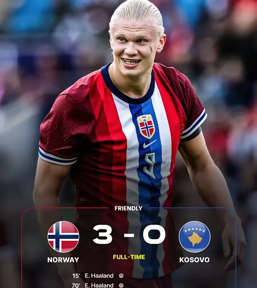 哈兰德完美帽子戏法，狂轰入球成为焦点